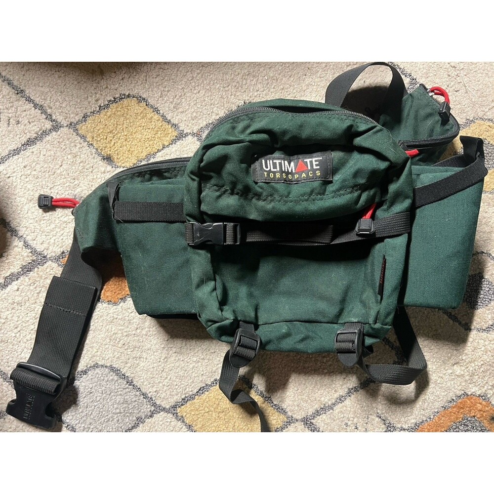 Ultimate Torsopacs Green Waist Bag Fanny Pack Lumbar Hiking Bag Gemini Model